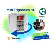 Mini Frigorífico 4L com função quente e frio branco Denver