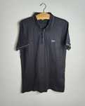 Hugo Boss Koszulka Polo Czarna Bawełniana Męska L