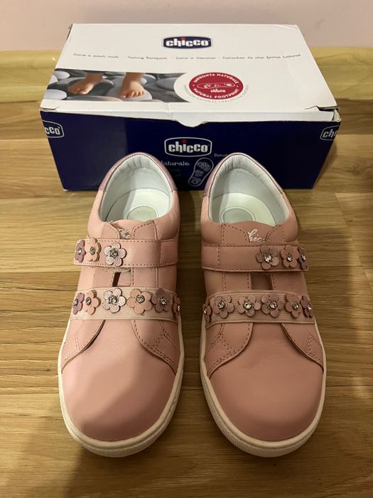 Новые Chicco Италия, 100% кожа, р. 32 стелька 21 см, полуботинки,туфли