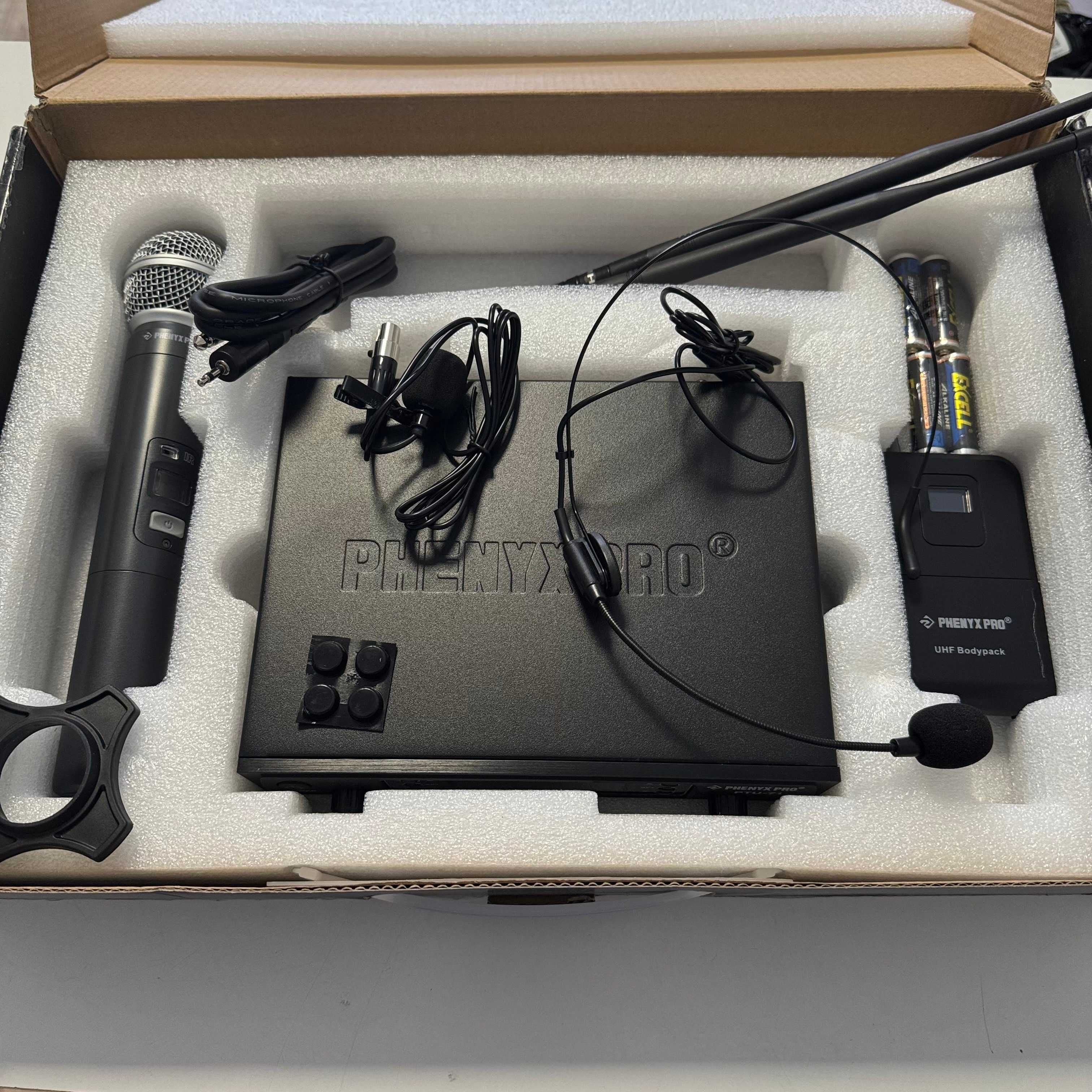PHENYX PRO PTU 71AB System mikrofonów bezprzewodowych, bodypack