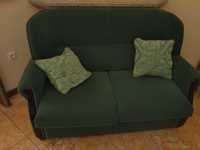 Sofá cama  verde