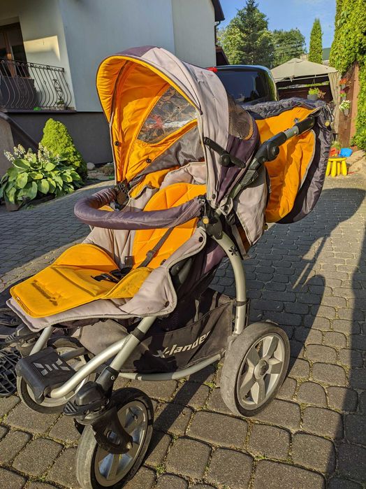 Wózek X-Lander Rocky - b.d. stan + gratis fotelik maxi cosi 9-18kg