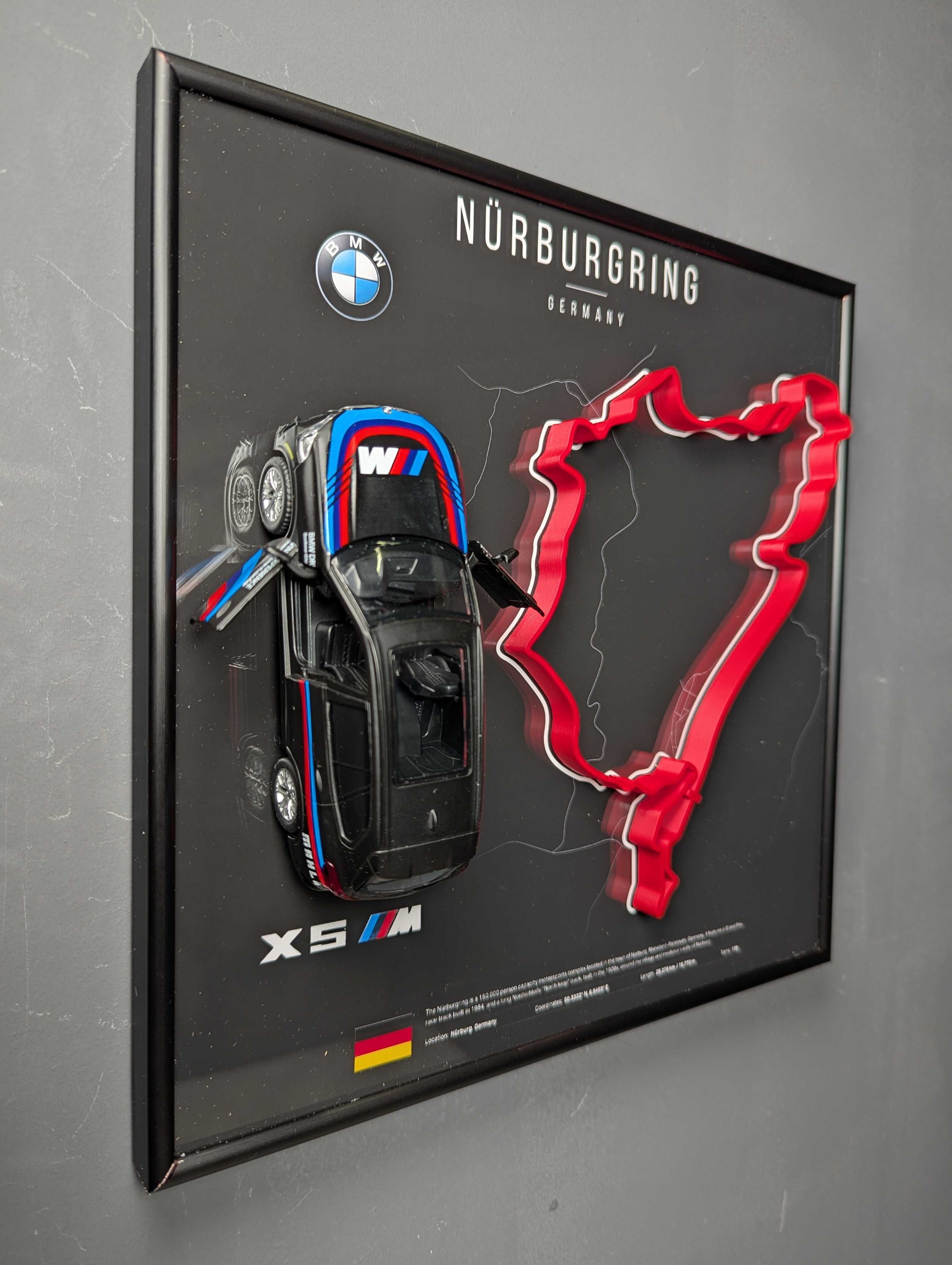 Модель CCA з Рамкою BMW X5/M В Масштабі 1:43 та 3D Трасою Nürburgring
