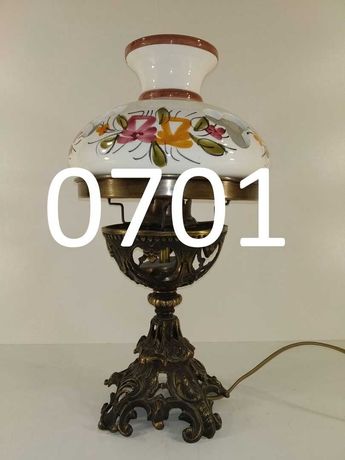 Бронзовая настольная лампа торшер антиквариат (094)
