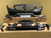 обвес с63 амг w205 14-20 года Бампер диффузор Mercedes W205 C63S LCI