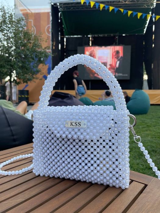 Сумка з бусин | сумка з намистин | сумка на подарунок