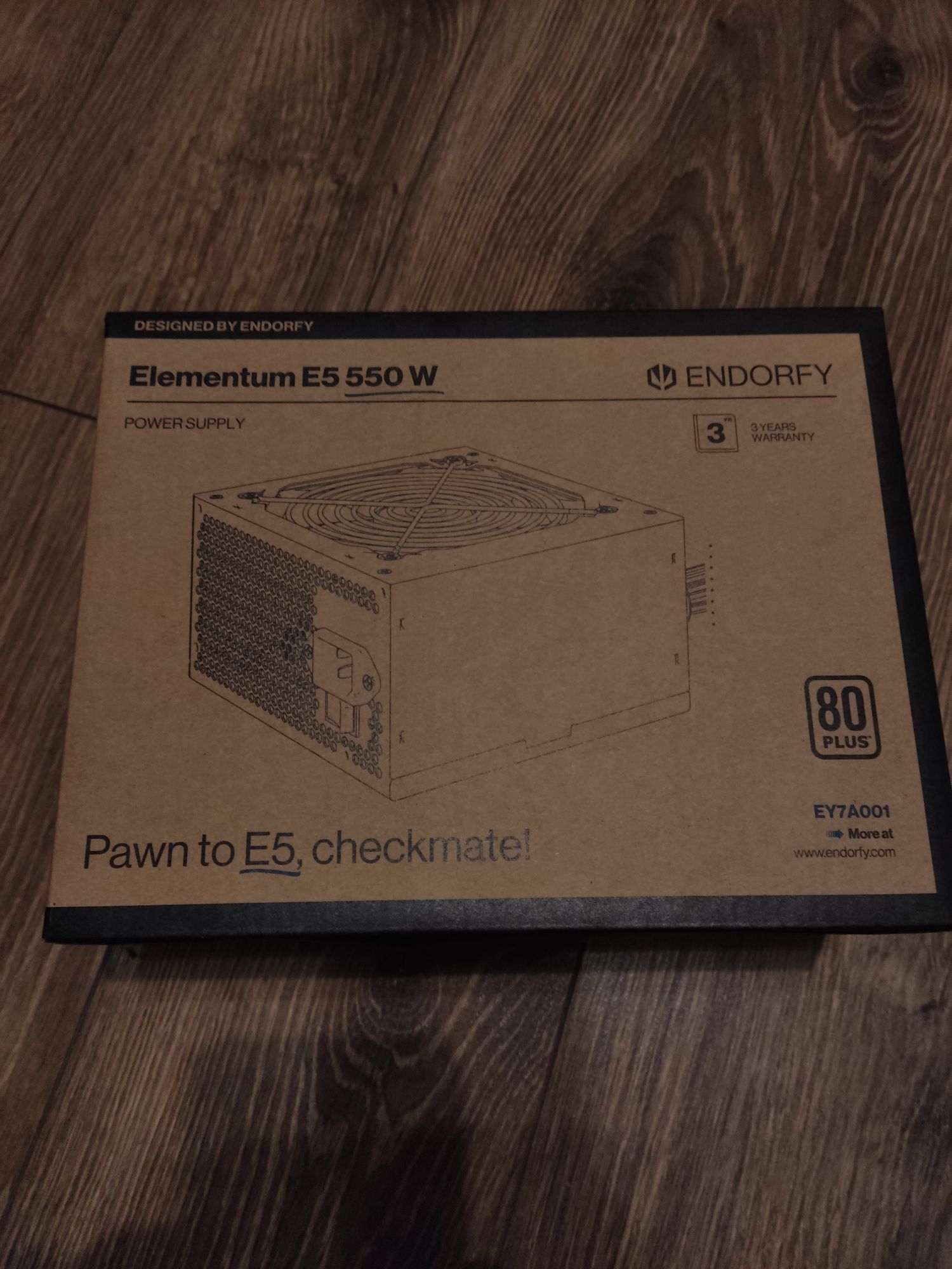 Zasilacz ENDORFY Elementum E5 550W 80 Plus