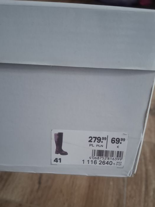 Kozaki damskie wysokie długie czarne Catwalk 41