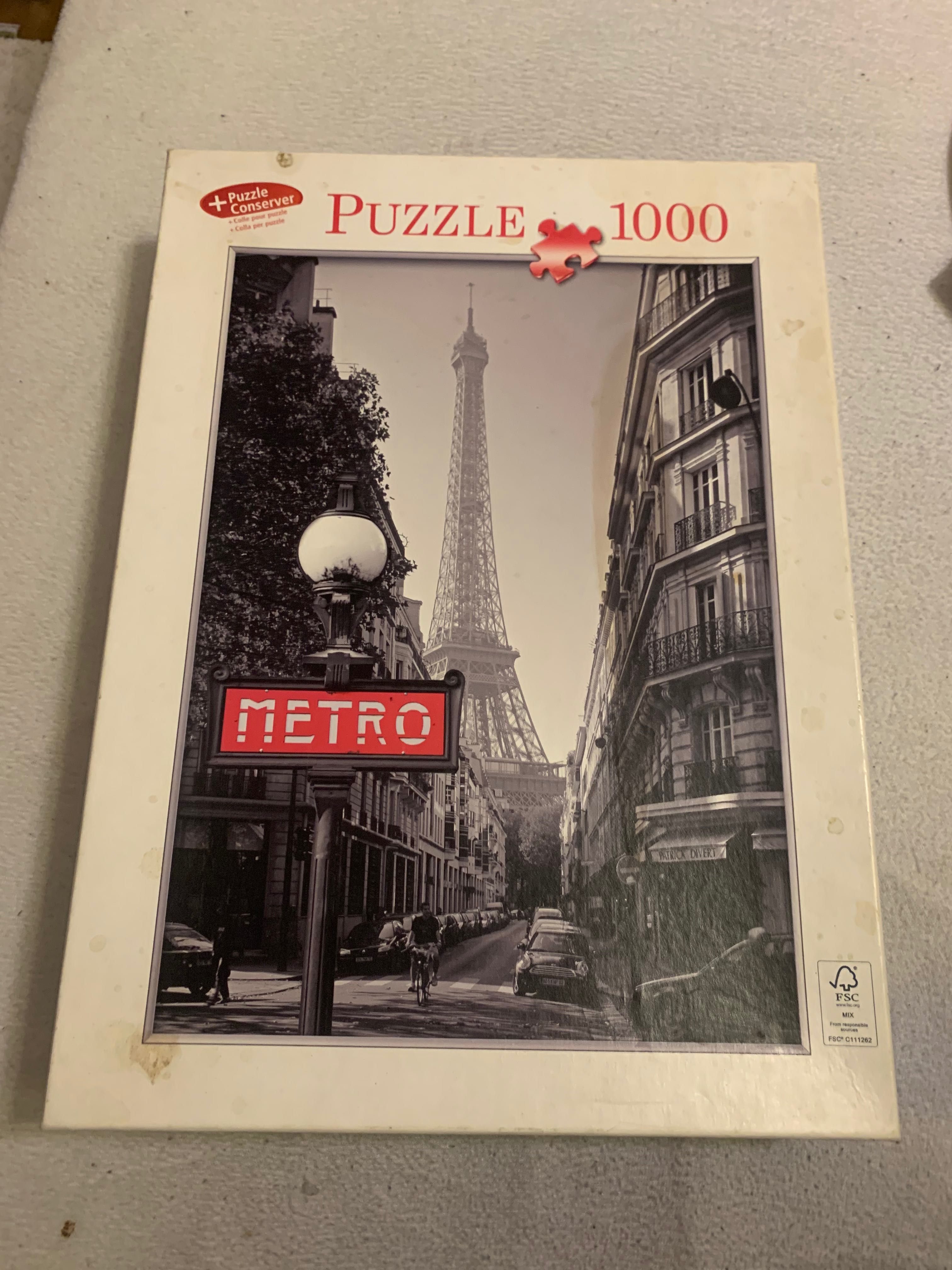 Puzzle 1000 elementów Paryż Paris trefl