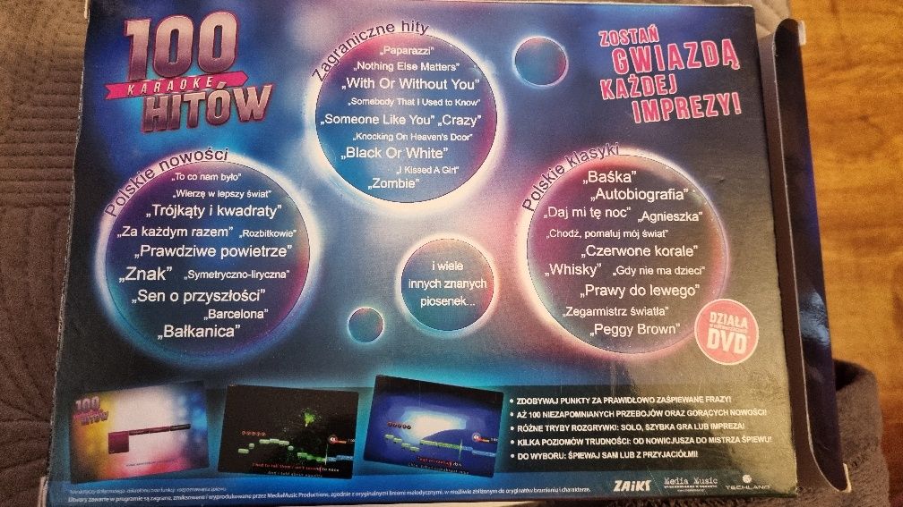 Zestaw karaoke  PC DVD 100 HITOW