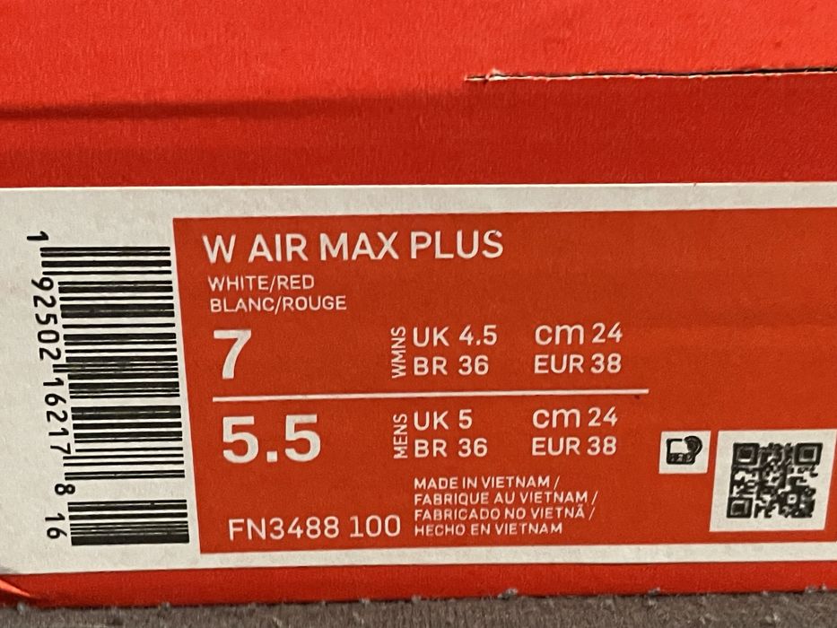 Nike air max plus rozmiar 38