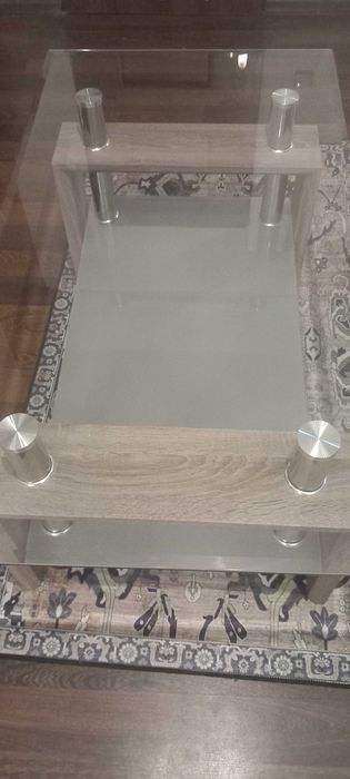 Sprzedam ławę  do pokoju, salonu - blat szkło