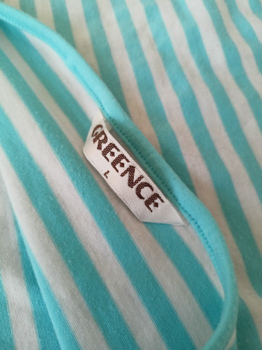 Bluza wiązana top z odkrytymi plecami w paski