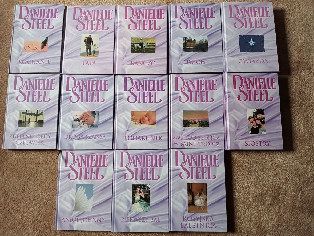 Książki Danielle Steel 44 sztuki