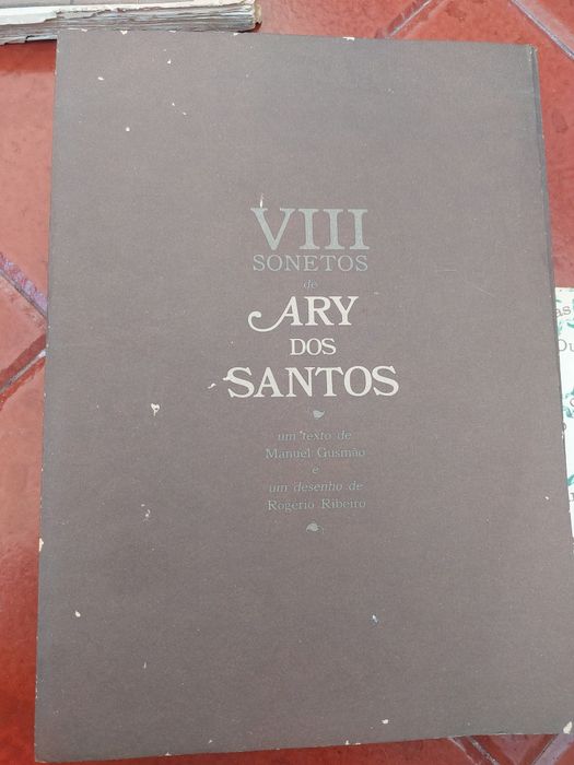 Livro  VIII Sonetos Ary Dos Santos