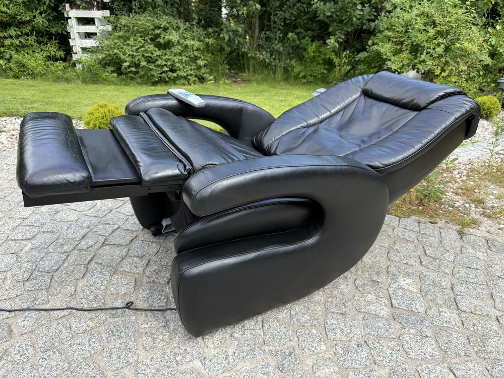 fotel CIAR SpA MF 2000  z masażem i funkcją relax rozkładany skóra