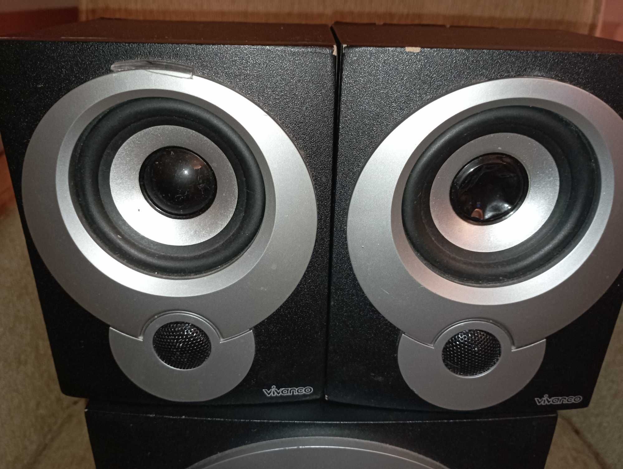 Głośniki i subwoofer Vivanco Thor 2.1 250 Pro do komputera i nie tylko