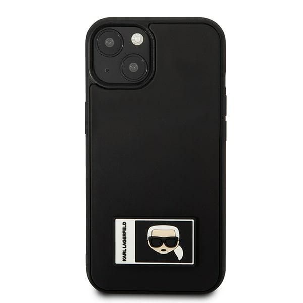 Etui Karl Lagerfeld Ikonik Patch dla iPhone 13 Mini, Czarny