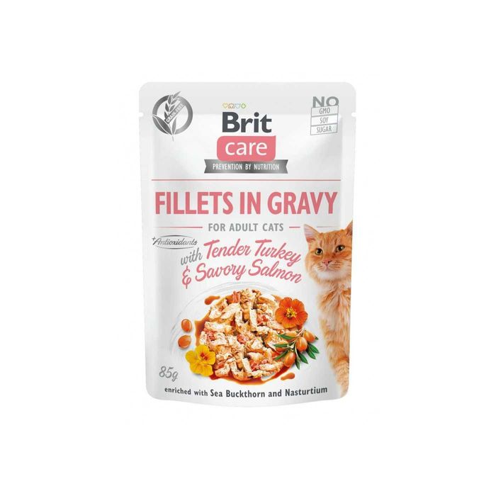 Вологий Корм BRIT CARE Cat для котів і кошенят. 7 Видів Пауч Бріт Кеа