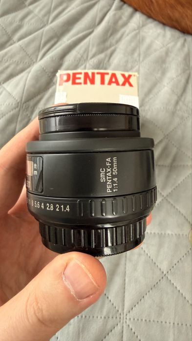 Pentax SMC FA 50mm f1.4. Дуже хороший стан. Оригінал Японія.