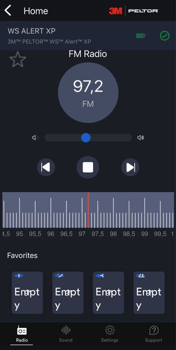 Słuchawki bluetooth 3M Peltor WS Alert XP I ochronniki słuchu surround
