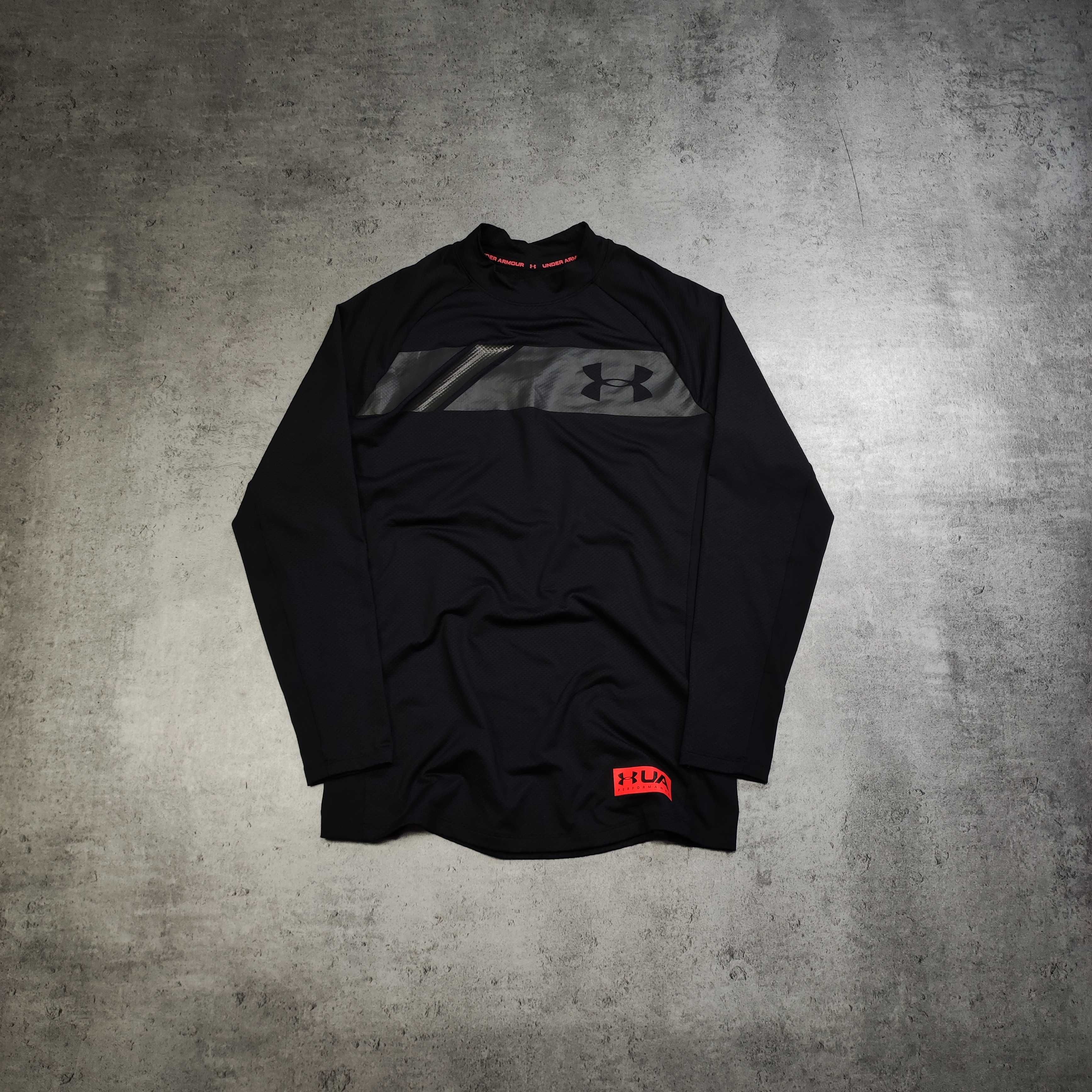 MĘSKA Sportowa Bluza Casual Siłownia Under Armour PREMIUM Czarna Logo