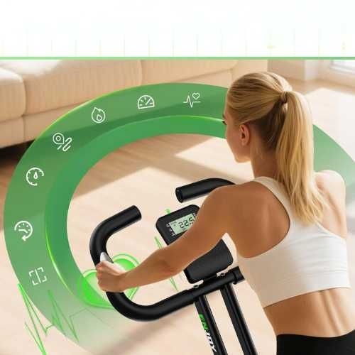 Rower Stacjonarny Magnetyczny Rowerek Treningowy SLUNSE do ćwiczeń