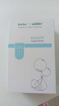 Pulsoksymetr Wellue Baby O2 niebieski monitor oddechu