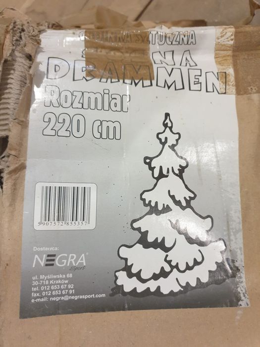 Choinka 220 cm zielona
