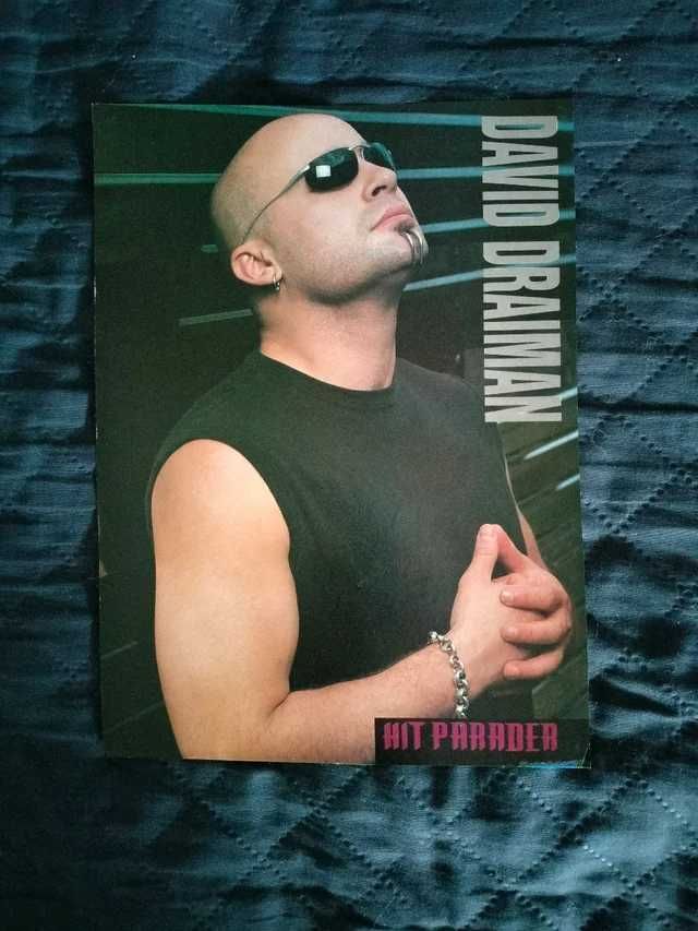 Póster A4 original David Draiman (Disturbed) – Anos 2000