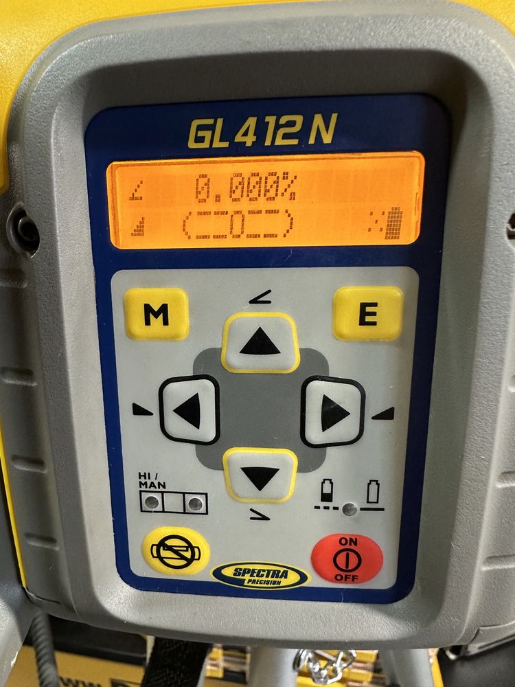 Ротаційний лазерний нівелір Spectra Precision GL 412 n нахил вертикаль