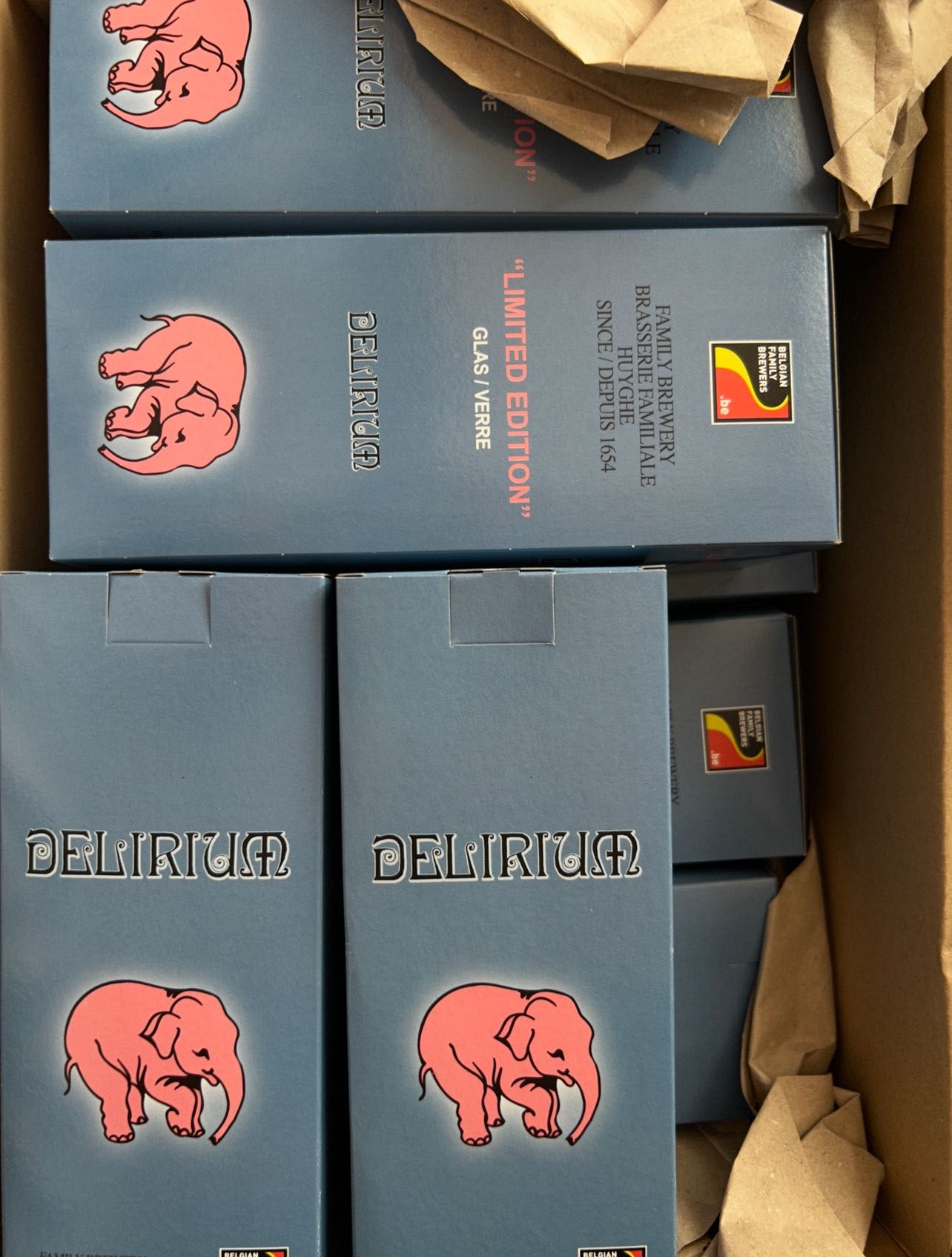 DELIRIUM szklanki na piwo 0.33 LIMITED EDITION