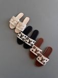 р36-41 Шльопанці Louis Vuitton Ginger/black/cream slides