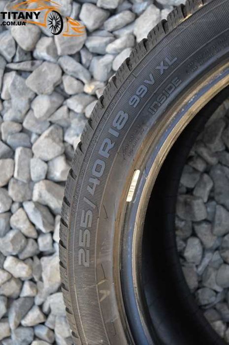 2018р 7.5мм +6мм 255\40\R18 Nokian WR R4 Шини зима колеса гума