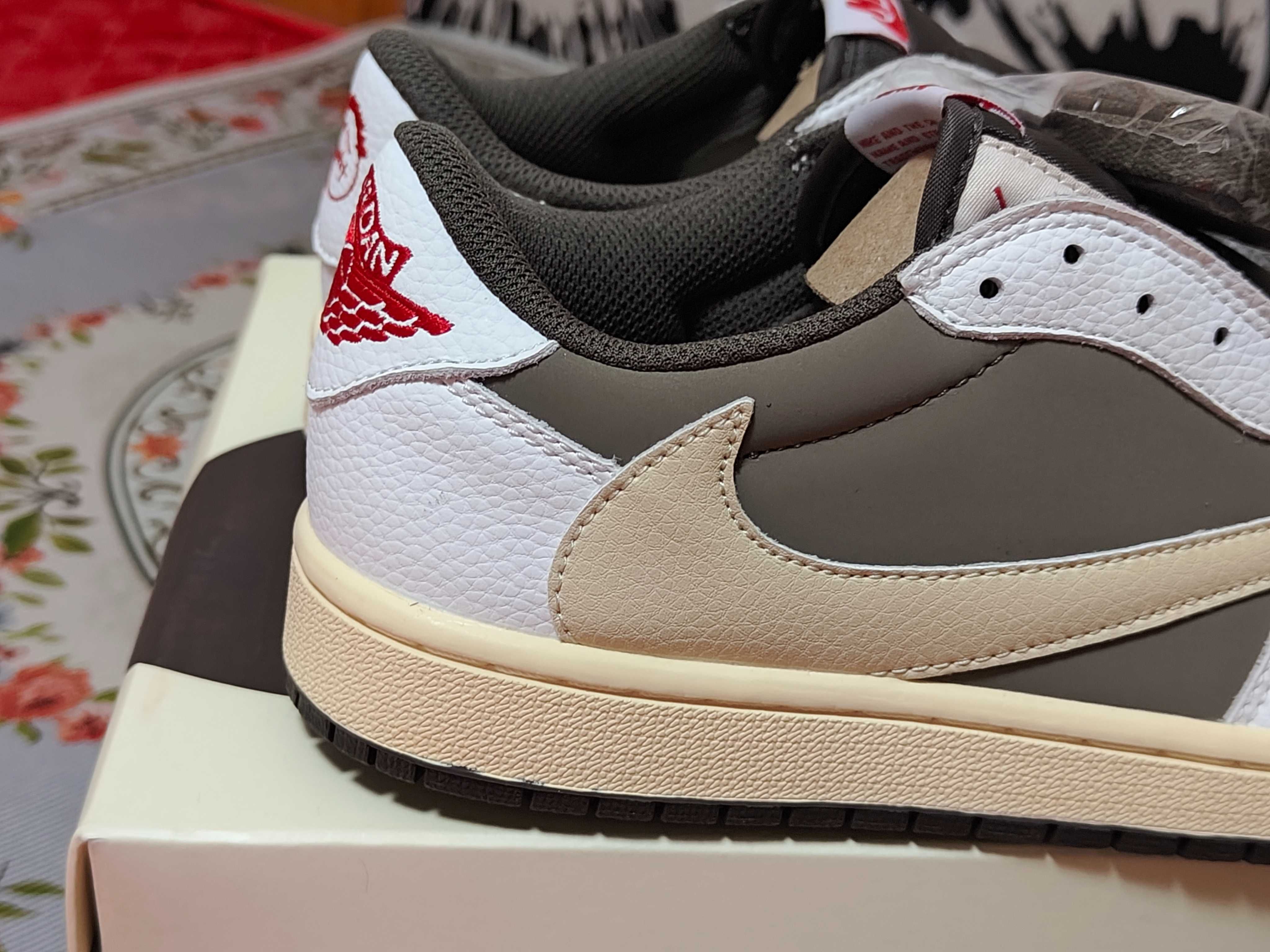 OG SP Travis Scott Reverse Mocha   Jordan 1 Retro Low  44
