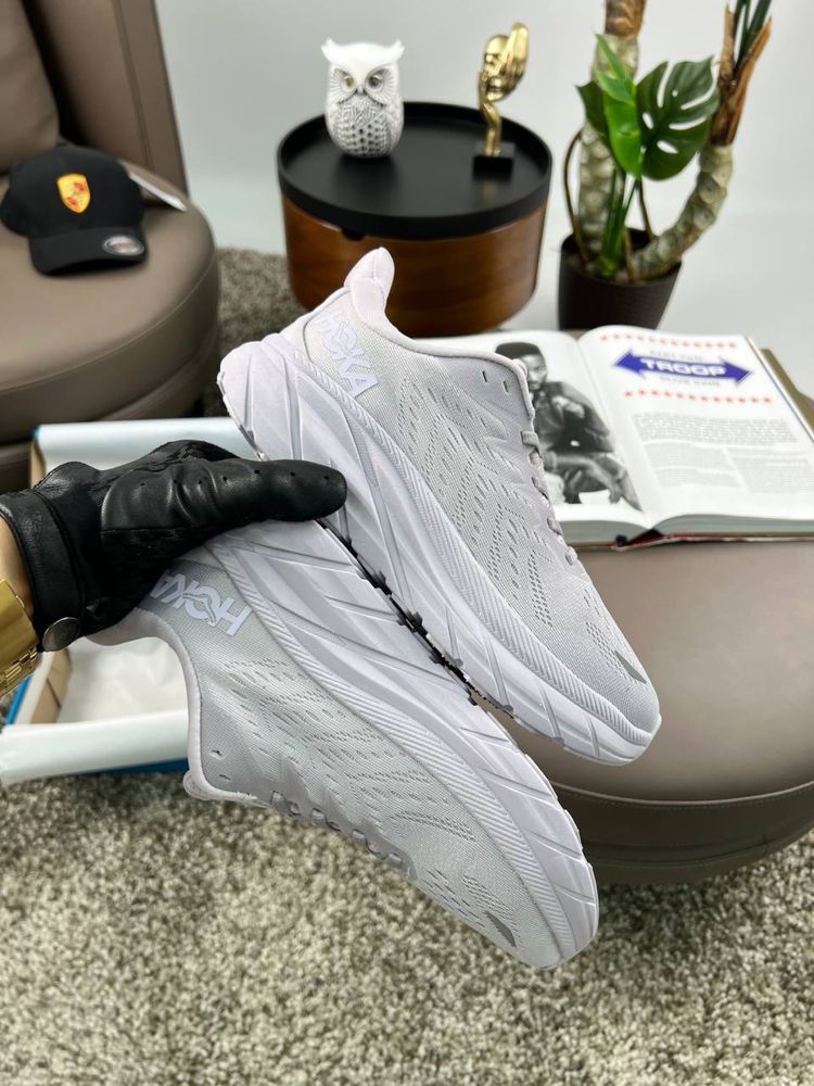 Жіночі кросівки хока HOKA Clifton 8 Light Purple Grey [37-41]