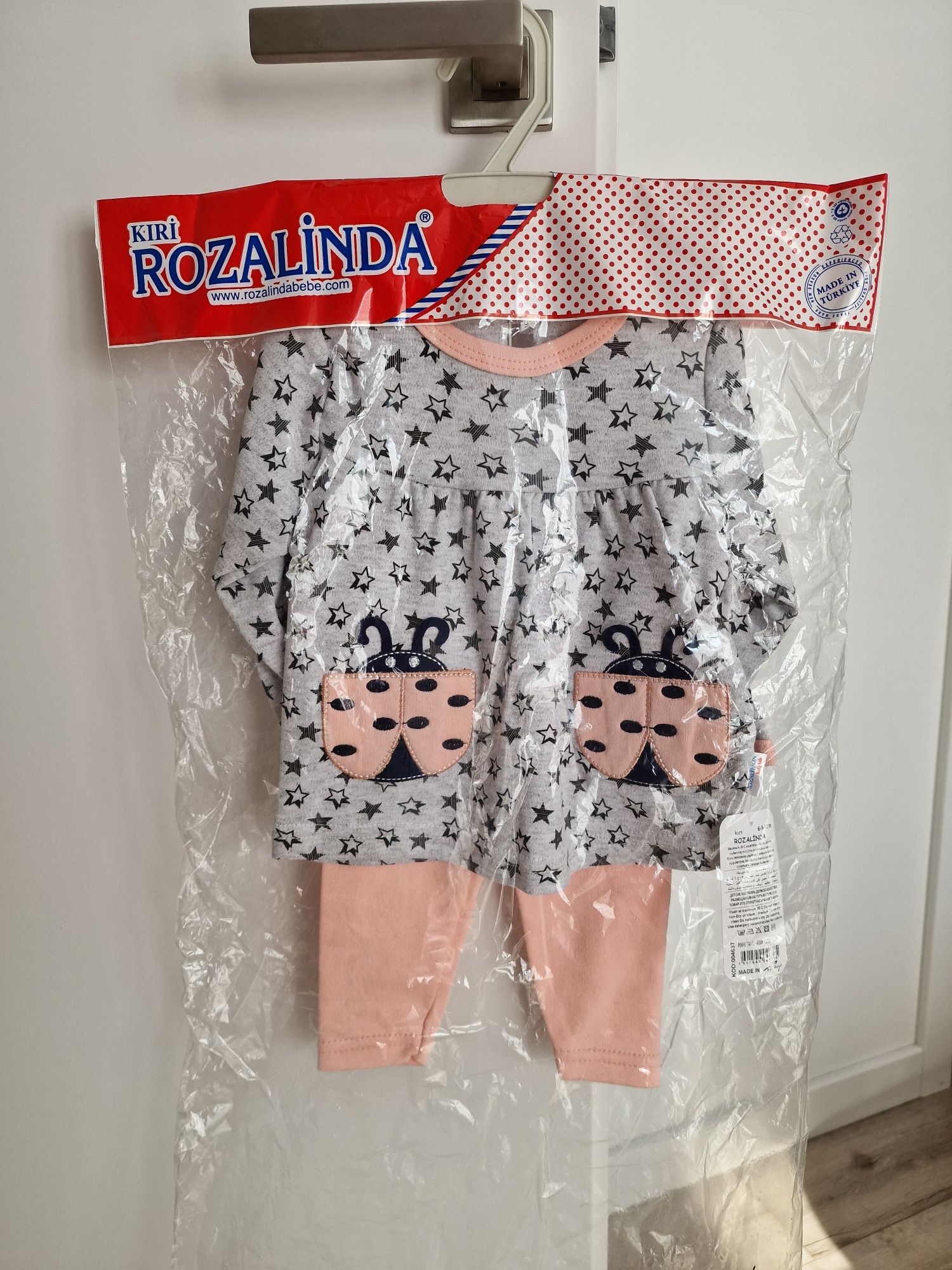 Komplet dla niemowlaka tunika+legginsy