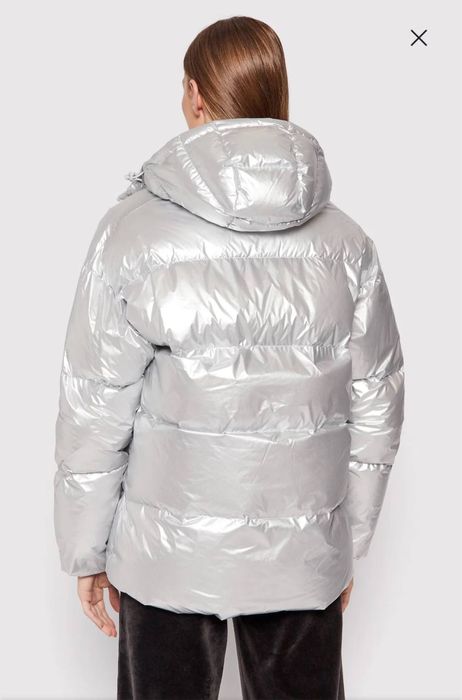 НОВИЙ PUMA ОРИГІНАЛ XS жіночий сріблястий зима пуффер  589584 10