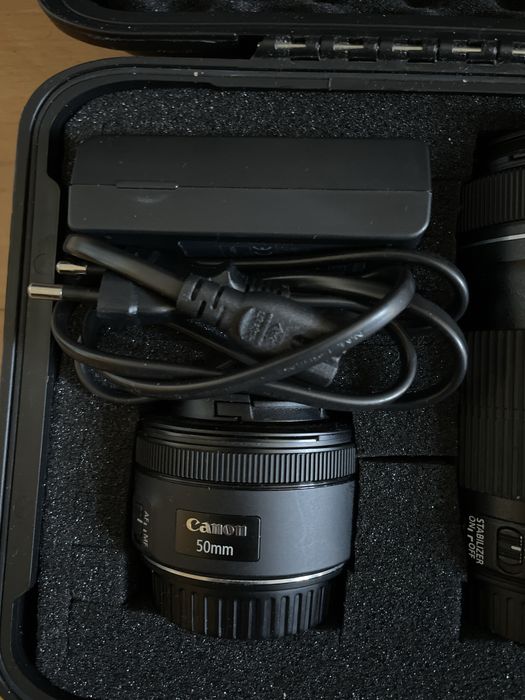 Canon 250d + 2 lentes