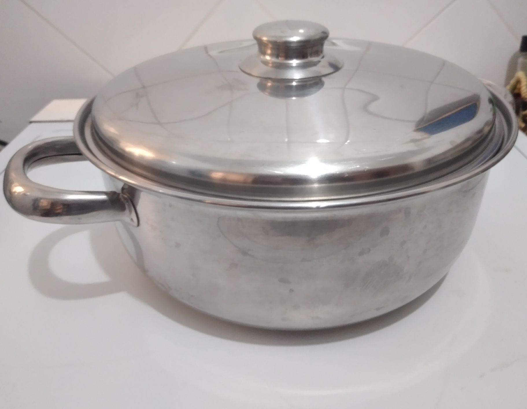 Tacho grande inoxidável