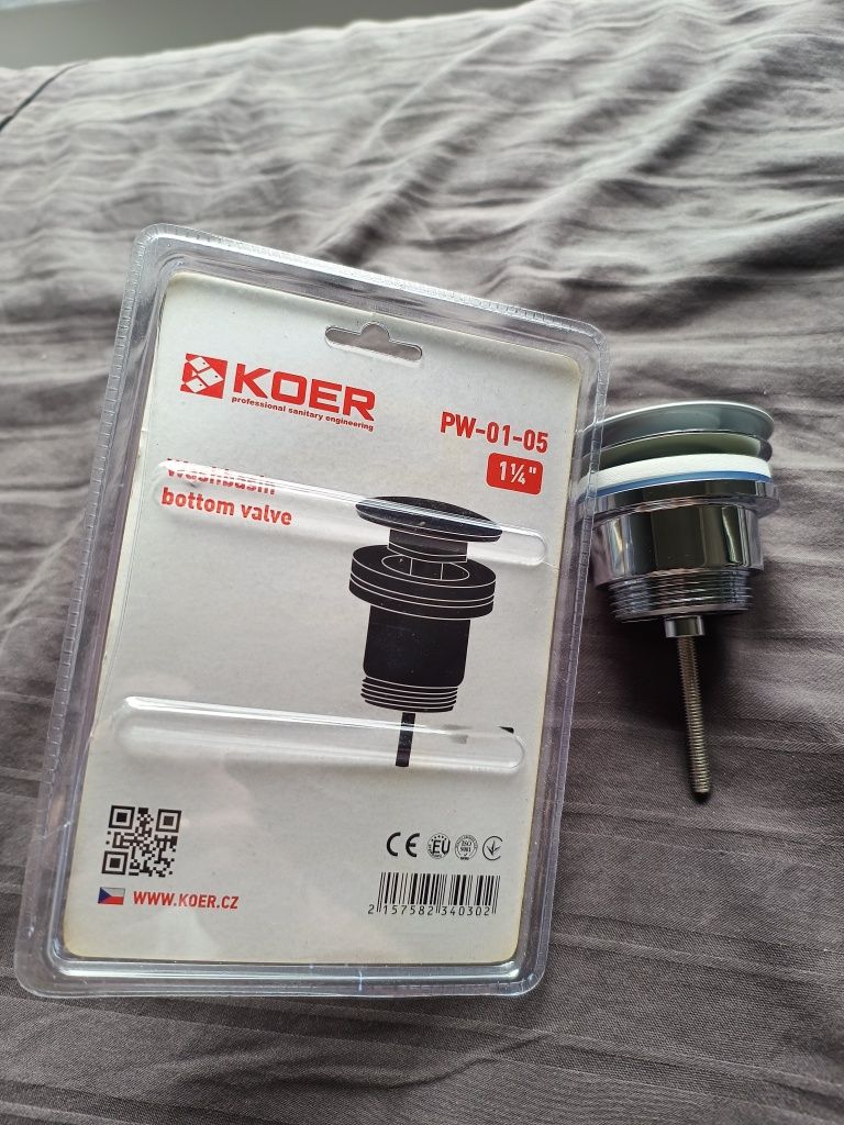 KOER PW-01-11 керамічна накладка 1-1/4'' Білий
