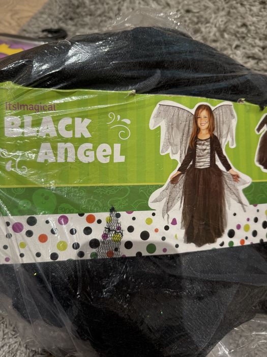 Fato Anjo Negro (Halloween) Black Angel