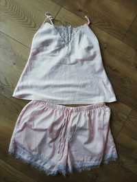 Piżama satynowa 38-40 rozmiar M L