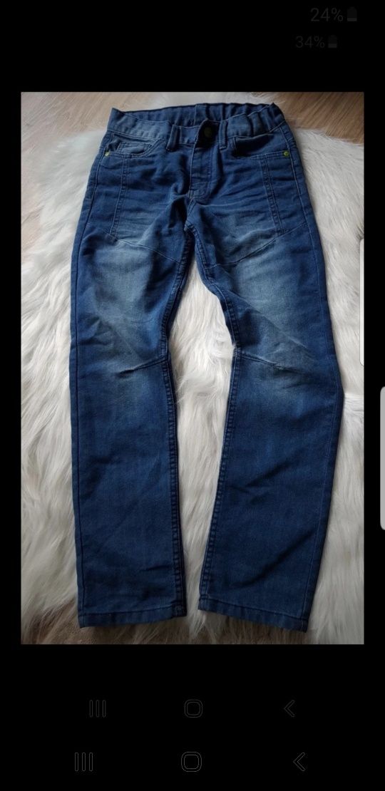 Jak nowe spodnie dżinsowe 146 cm