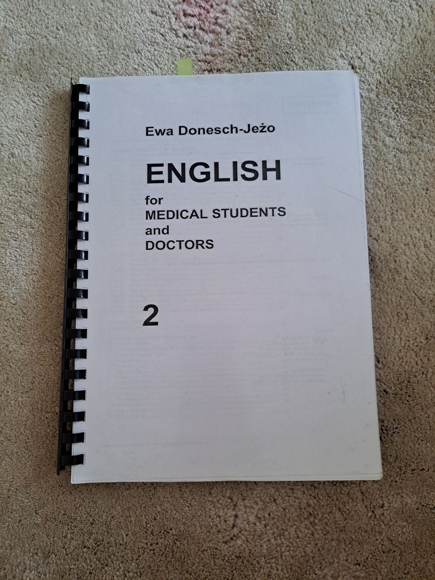 ENGLISH for medical students and doctors 1 i 2  (angielski studia)