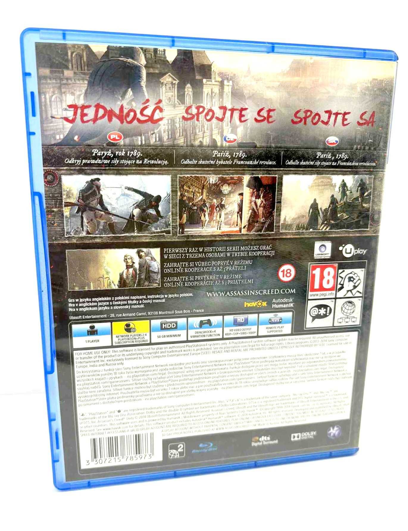 Gra Ps 4 assassin's creed unity