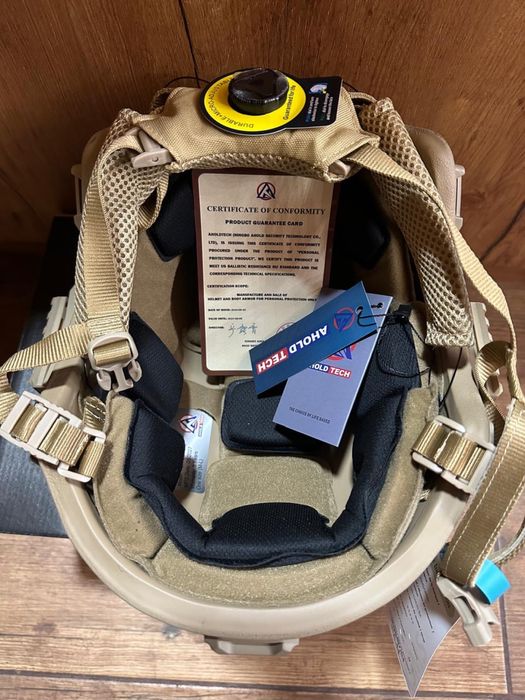 Тактичний Балістичний шолом Fast NIJ 3A NTS (USA) - ДСТУ