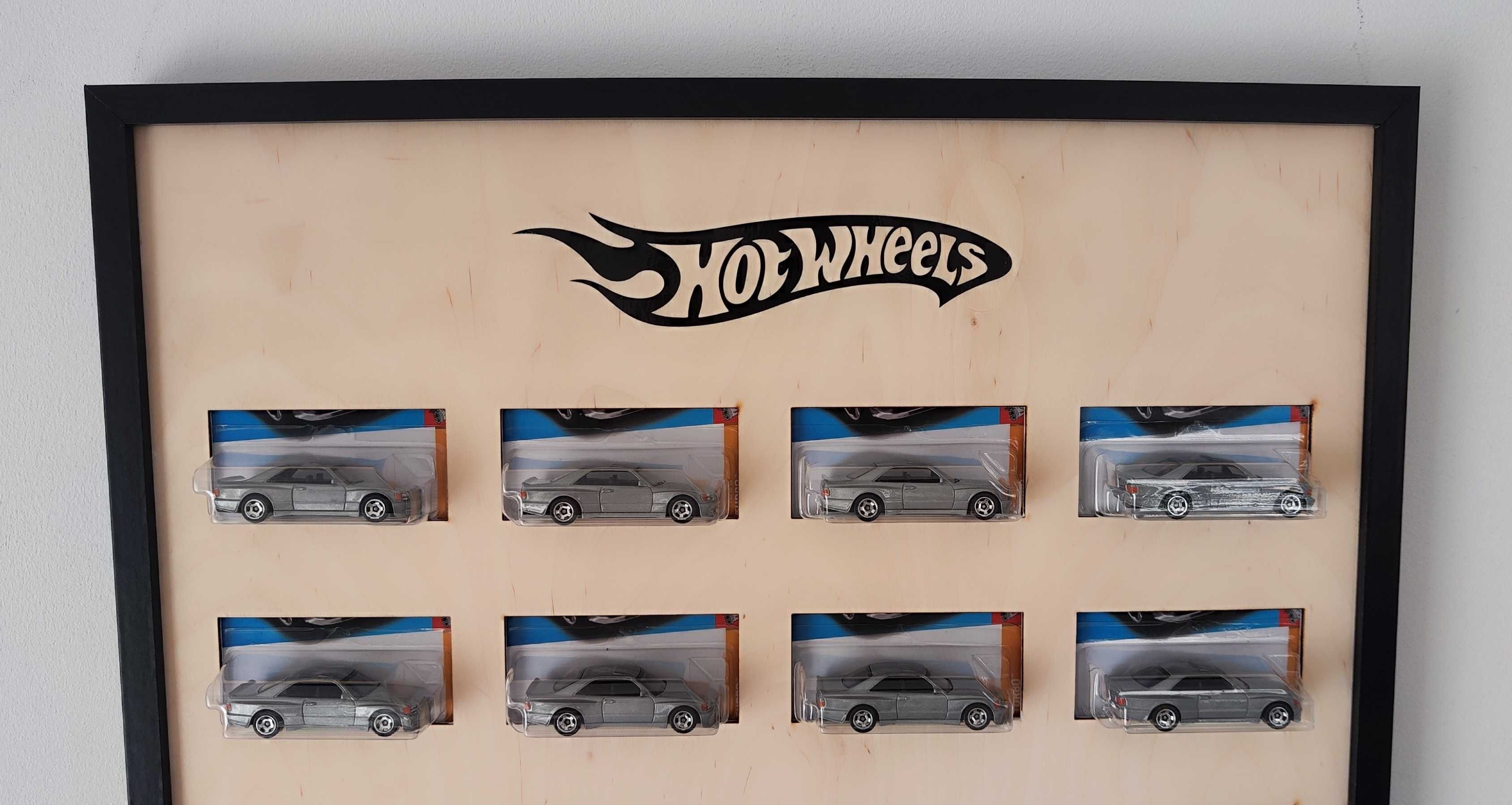 Hot Wheels rama 28 modeli 52x72cm box ekspozytor półka case gablotka