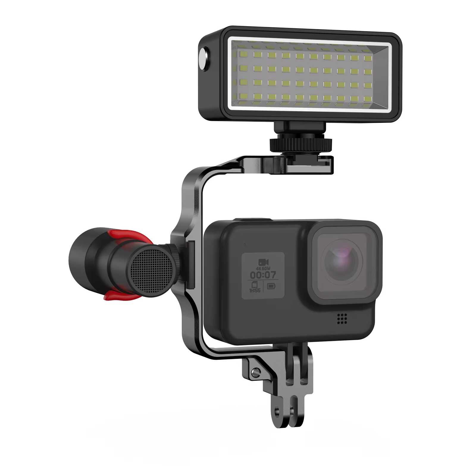 Adapter ramka aluminiowa podwójna do GoPro Hero DJI Action Insta360