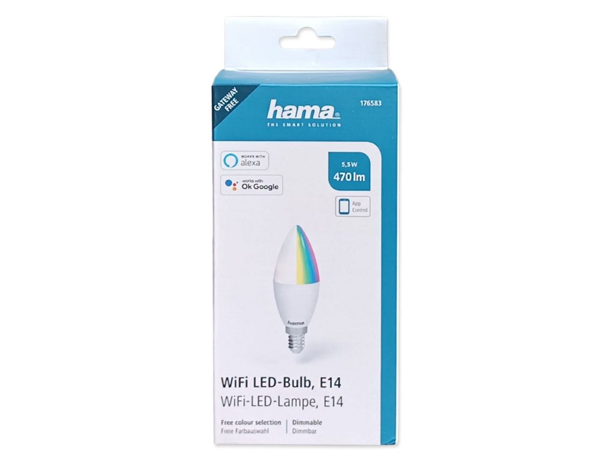 Żarówka Hama LED RGB E14 Wi-Fi 5,5W 470lm
